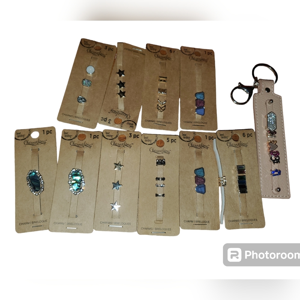 KEYCHAIN & TWO BRACELETS FOR THE CHARMS (BUNDLE DEAL)